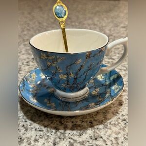 Almond Blosoom Teacup and Saucer Set by Van Gogh